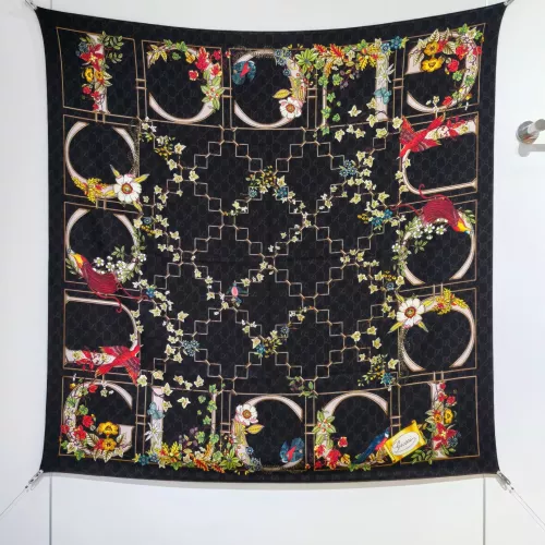 Cheap Gucci Silk Squares #1379382, $$85.00 USD On Gucci Scarf