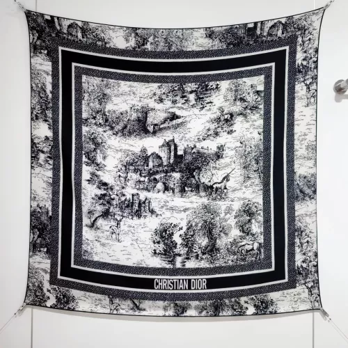 Cheap Christian Dior Silk Squares #1379766, $$85.00 USD On Christian Dior Scarf
