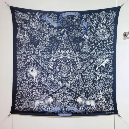 Cheap Christian Dior Silk Squares #1379770, $$85.00 USD On Christian Dior Scarf