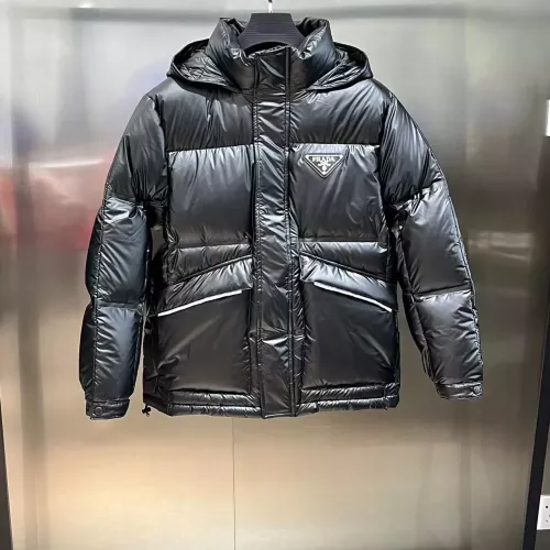 Cheap Prada Down Feather Coat Long Sleeved For Men #1379881, $$170.00 USD On Prada Down Feather Coat