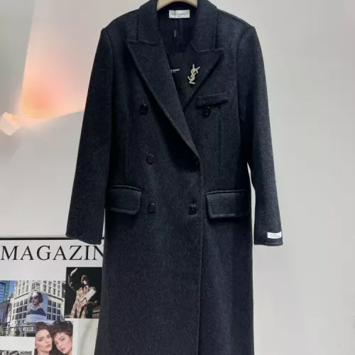 Replica Yves Saint Laurent YSL Coat Long Sleeved For Women #1380291 $162.00 USD for Wholesale