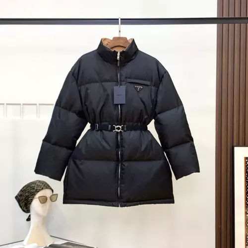 Cheap Prada Down Feather Coat Long Sleeved For Women #1380300, $$235.00 USD On Prada Down Feather Coat