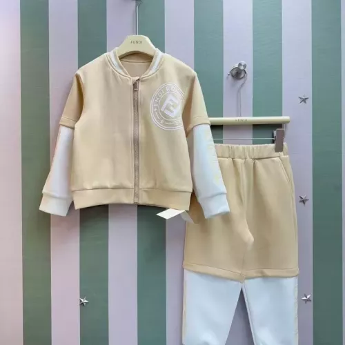 Replica Fendi Tracksuits Long Sleeved For Kids #1380479 $96.00 USD for Wholesale