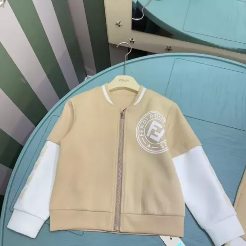 Replica Fendi Tracksuits Long Sleeved For Kids #1380479 $96.00 USD for Wholesale