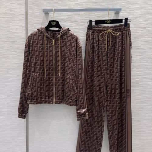 Replica Fendi Tracksuits Long Sleeved For Women #1380514 $112.00 USD for Wholesale