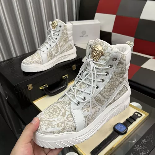 Cheap Versace High Tops Shoes For Men #1380515, $$88.00 USD On Versace High Tops Shoes