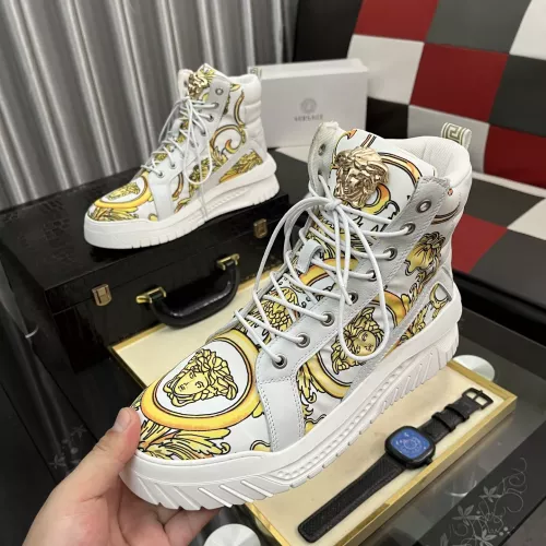 Cheap Versace High Tops Shoes For Men #1380517, $$88.00 USD On Versace High Tops Shoes