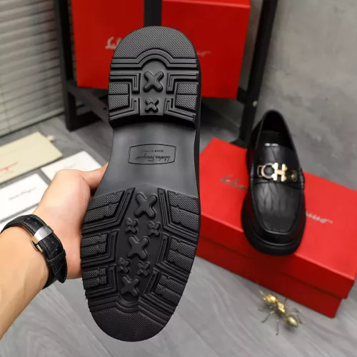 Replica Salvatore Ferragamo Leather Shoes For Men #1380529 $98.00 USD for Wholesale