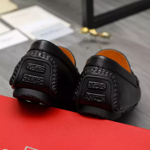 Replica Salvatore Ferragamo Leather Shoes For Men #1380553 $76.00 USD for Wholesale