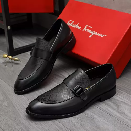 Cheap Salvatore Ferragamo Leather Shoes For Men #1380561, $$88.00 USD On Salvatore Ferragamo Leather Shoes