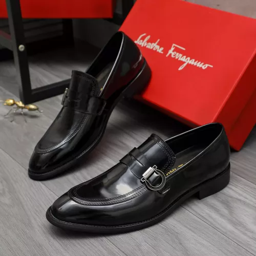 Cheap Salvatore Ferragamo Leather Shoes For Men #1380566, $$88.00 USD On Salvatore Ferragamo Leather Shoes