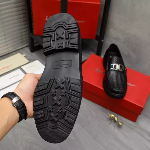 Replica Salvatore Ferragamo Leather Shoes For Men #1380569 $96.00 USD for Wholesale