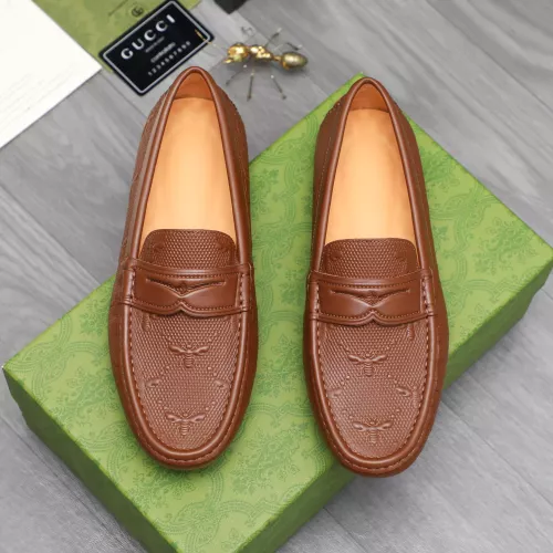 Replica Gucci Oxfords Shoes For Men #1380575 $76.00 USD for Wholesale