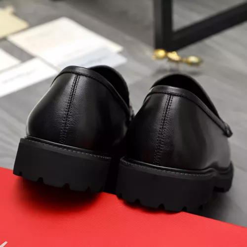 Replica Salvatore Ferragamo Leather Shoes For Men #1380578 $100.00 USD for Wholesale