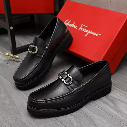 Cheap Salvatore Ferragamo Leather Shoes For Men #1380580, $$100.00 USD On Salvatore Ferragamo Leather Shoes