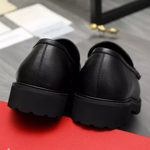 Replica Salvatore Ferragamo Leather Shoes For Men #1380594 $100.00 USD for Wholesale