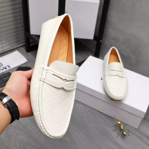 Replica Versace Leather Shoes For Men #1380601 $76.00 USD for Wholesale