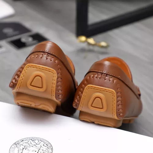 Replica Versace Leather Shoes For Men #1380602 $76.00 USD for Wholesale