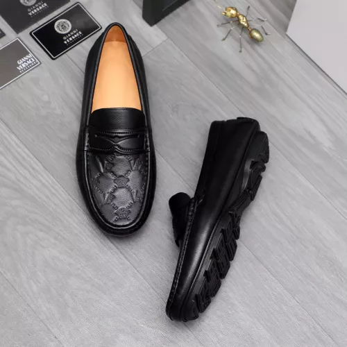 Cheap Versace Leather Shoes For Men #1380603, $$76.00 USD On Versace Leather Shoes