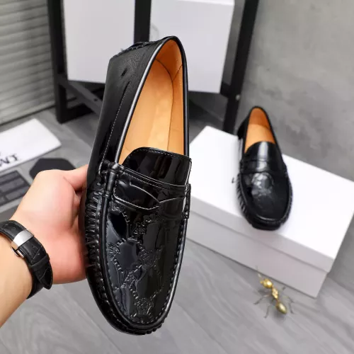 Replica Versace Leather Shoes For Men #1380604 $76.00 USD for Wholesale