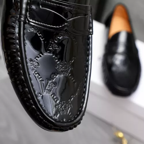 Replica Versace Leather Shoes For Men #1380604 $76.00 USD for Wholesale