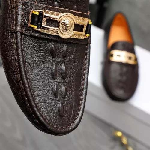 Replica Versace Leather Shoes For Men #1380606 $76.00 USD for Wholesale