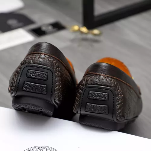 Replica Versace Leather Shoes For Men #1380606 $76.00 USD for Wholesale