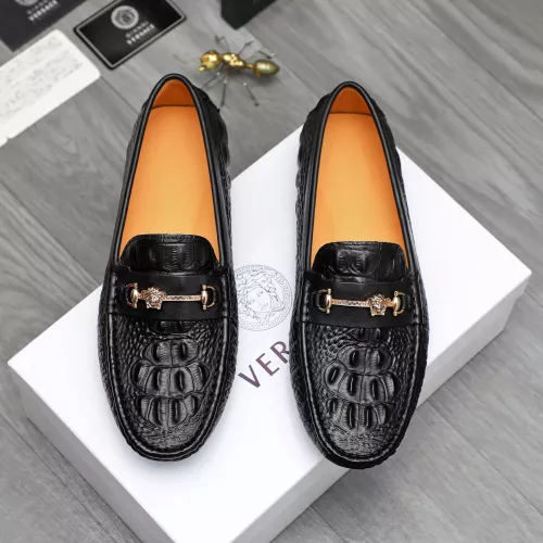 Cheap Versace Leather Shoes For Men #1380608, $$76.00 USD On Versace Leather Shoes