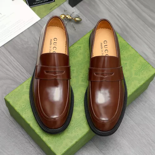 Replica Gucci Oxfords Shoes For Men #1380610 $96.00 USD for Wholesale