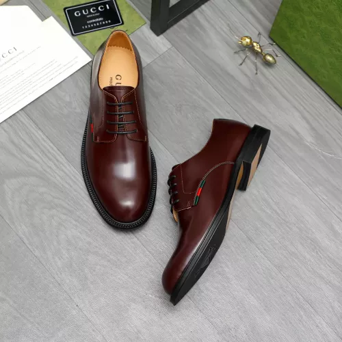 Replica Gucci Oxfords Shoes For Men #1380614 $96.00 USD for Wholesale