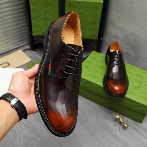 Replica Gucci Oxfords Shoes For Men #1380615 $96.00 USD for Wholesale