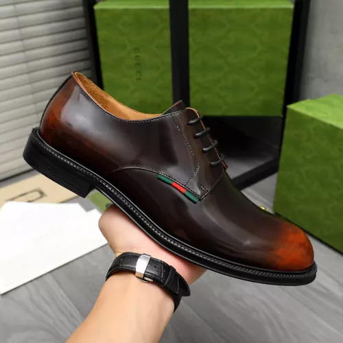 Replica Gucci Oxfords Shoes For Men #1380615 $96.00 USD for Wholesale