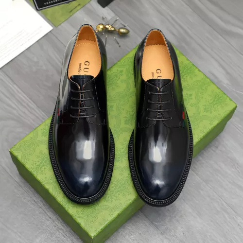 Replica Gucci Oxfords Shoes For Men #1380616 $96.00 USD for Wholesale