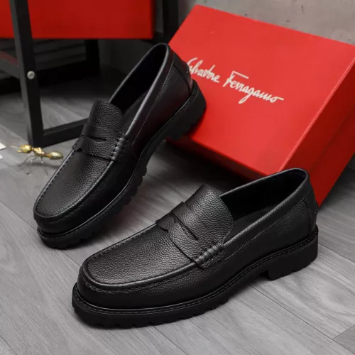 Cheap Salvatore Ferragamo Leather Shoes For Men #1380646, $$85.00 USD On Salvatore Ferragamo Leather Shoes
