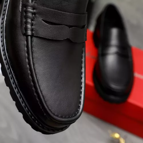 Replica Salvatore Ferragamo Leather Shoes For Men #1380649 $85.00 USD for Wholesale