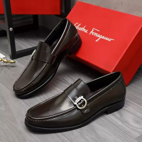 Cheap Salvatore Ferragamo Leather Shoes For Men #1380662, $$85.00 USD On Salvatore Ferragamo Leather Shoes
