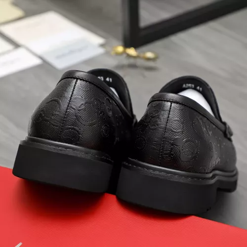 Replica Salvatore Ferragamo Leather Shoes For Men #1380668 $96.00 USD for Wholesale