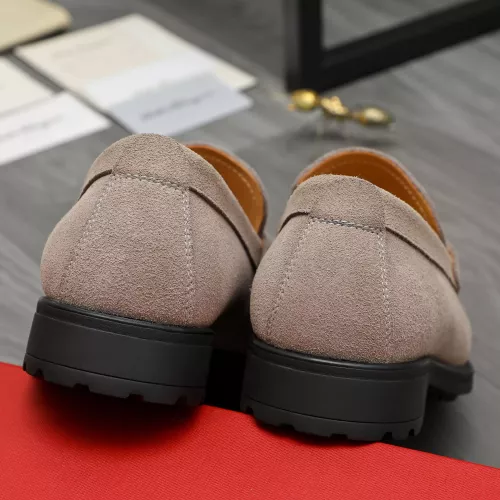 Replica Salvatore Ferragamo Leather Shoes For Men #1380669 $82.00 USD for Wholesale