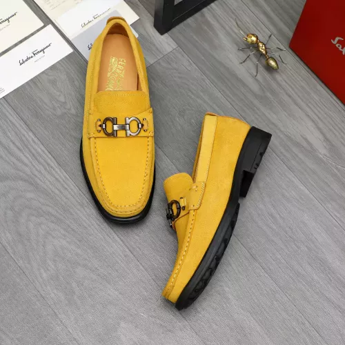 Cheap Salvatore Ferragamo Leather Shoes For Men #1380670, $$82.00 USD On Salvatore Ferragamo Leather Shoes