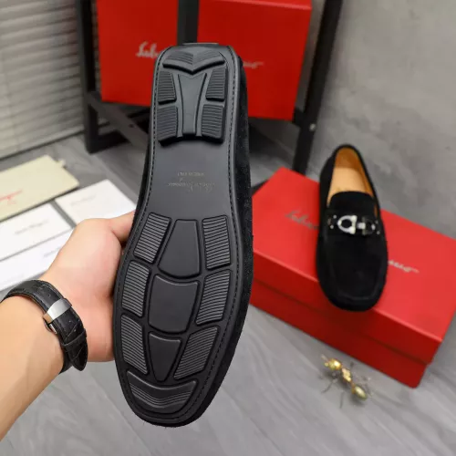 Replica Salvatore Ferragamo Leather Shoes For Men #1380676 $82.00 USD for Wholesale