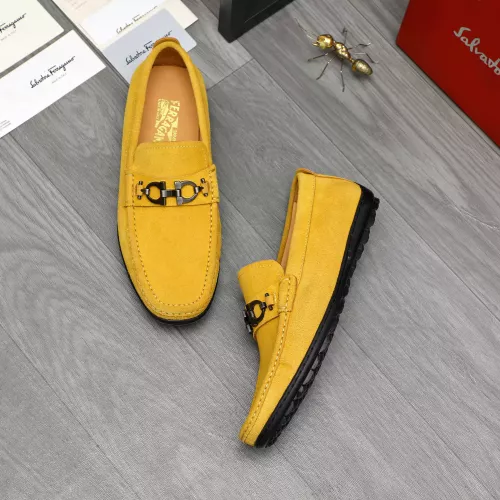 Cheap Salvatore Ferragamo Leather Shoes For Men #1380678, $$82.00 USD On Salvatore Ferragamo Leather Shoes