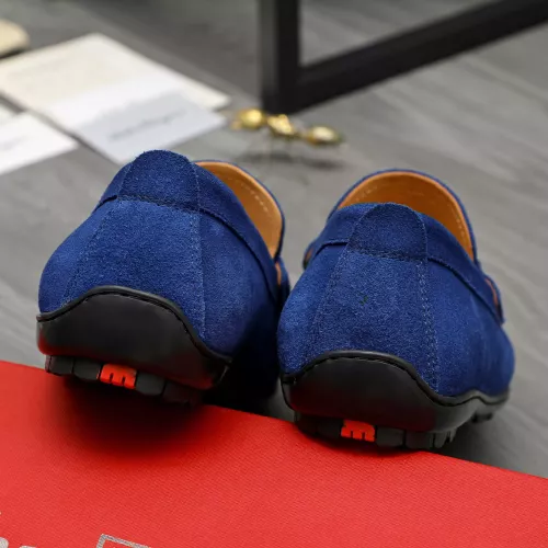 Replica Salvatore Ferragamo Leather Shoes For Men #1380679 $82.00 USD for Wholesale