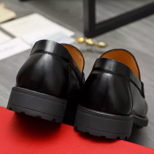 Replica Salvatore Ferragamo Leather Shoes For Men #1380686 $85.00 USD for Wholesale