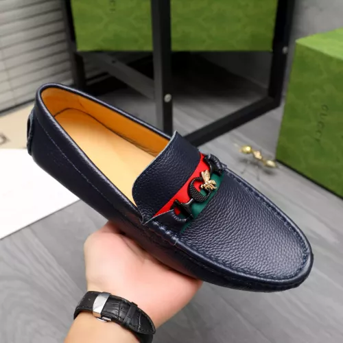 Replica Gucci Oxfords Shoes For Men #1380737 $72.00 USD for Wholesale