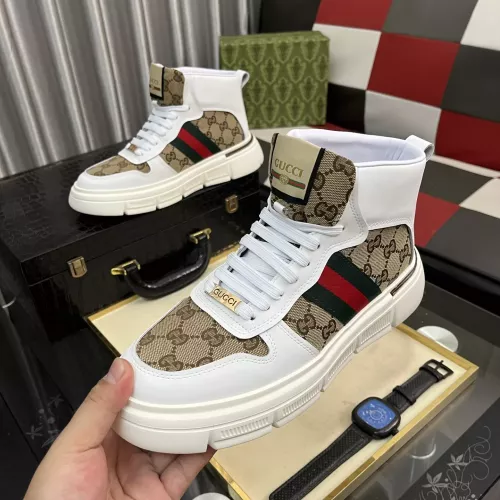 Cheap Gucci High Tops Shoes For Men #1380796, $$82.00 USD On Gucci High Tops Shoes