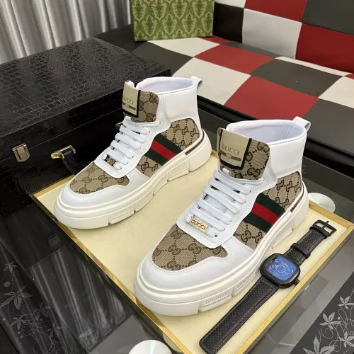 Replica Gucci High Tops Shoes For Men #1380796 $82.00 USD for Wholesale