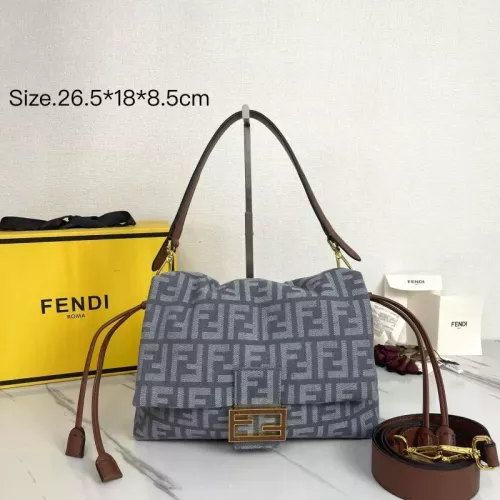 Cheap Fendi AAA Quality Shoulder Bags For Women #1380865, $$140.00 USD On Fendi AAA Quality Shoulder Bags