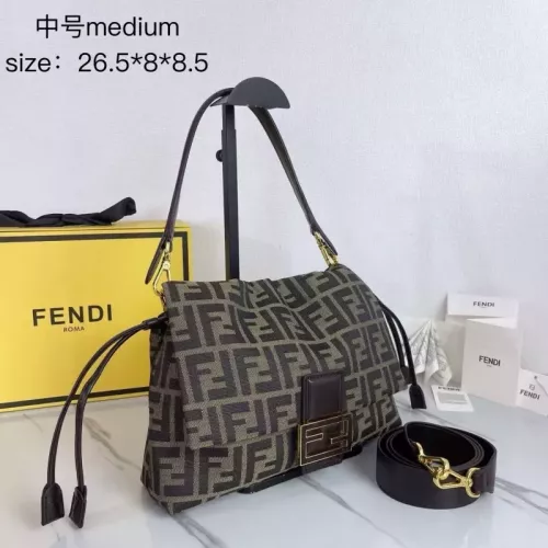 Replica Fendi AAA Quality Shoulder Bags For Women #1380875 $140.00 USD for Wholesale