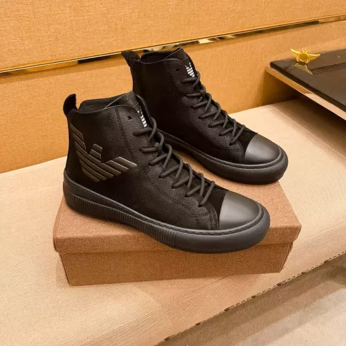 Cheap Armani High Tops Shoes For Men #1380894, $$82.00 USD On Armani High Tops Shoes