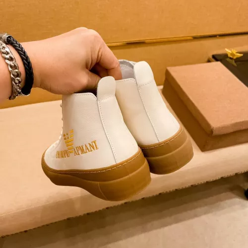 Replica Armani High Tops Shoes For Men #1380895 $85.00 USD for Wholesale